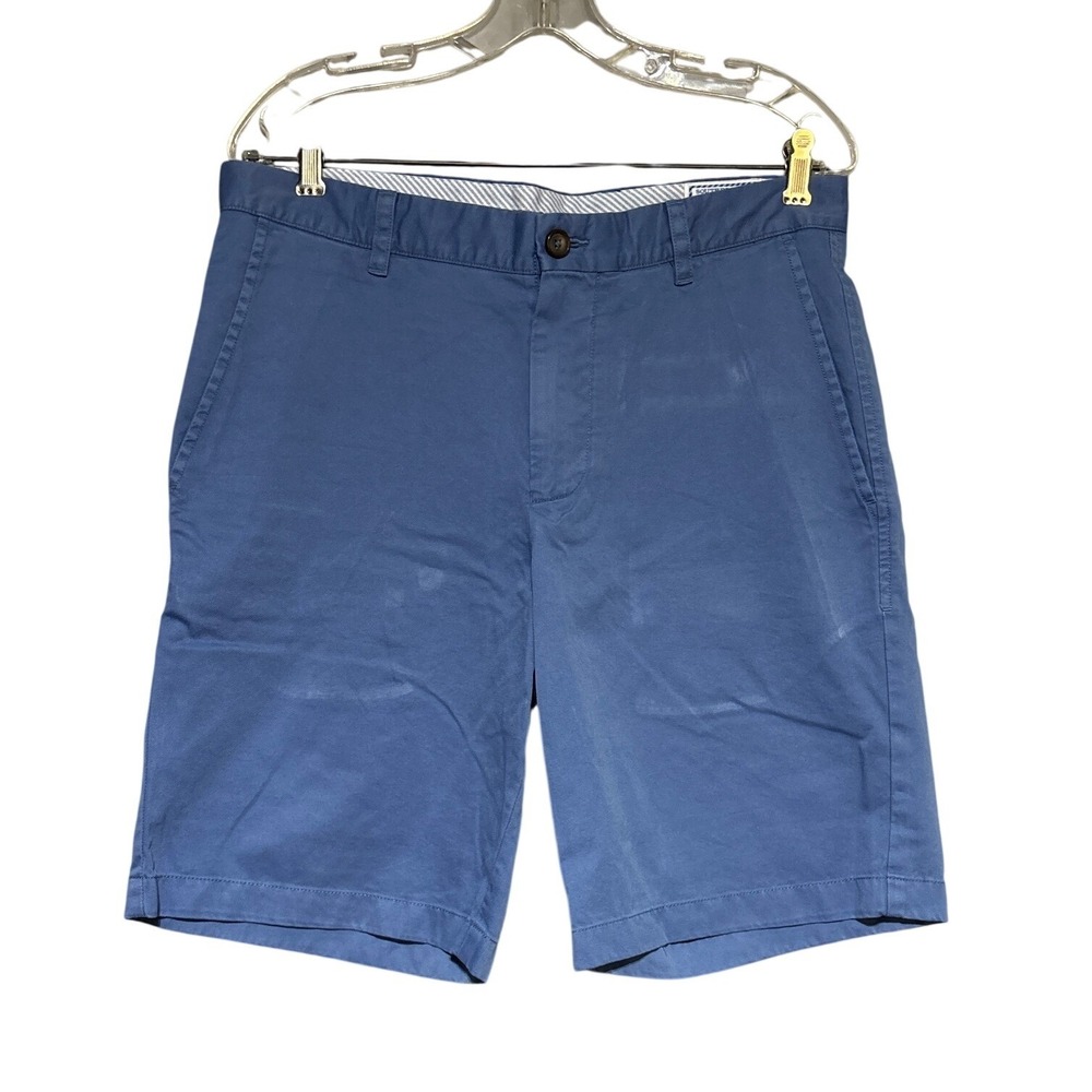 Southern Tide Shorts Mens 32 The Skipjack Blue Chino Pima Cotton Modal Casual